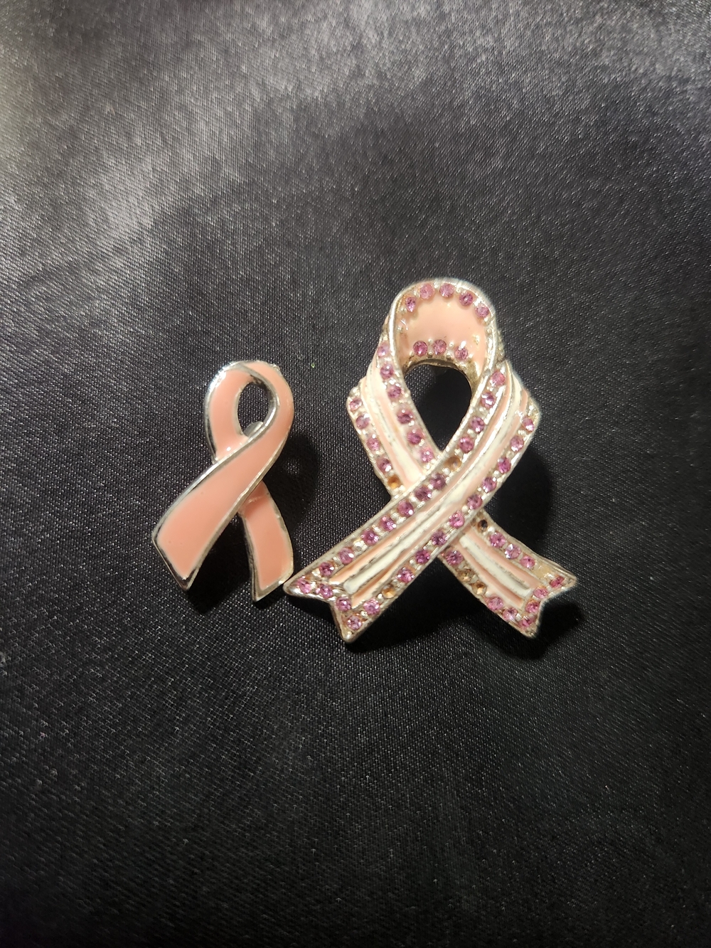 Pink Ribbon Breast Cancer Awareness Pin Set - Women Jewelry